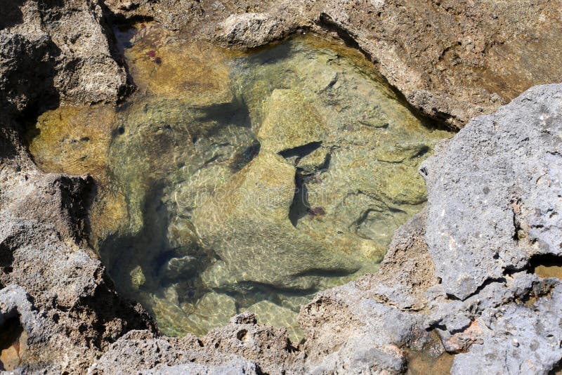 Shallow water color royalty free stock photography