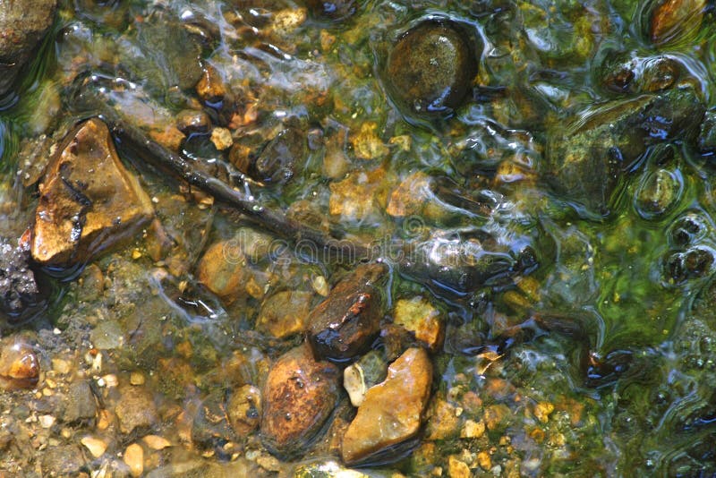 Shallow Water running over stones