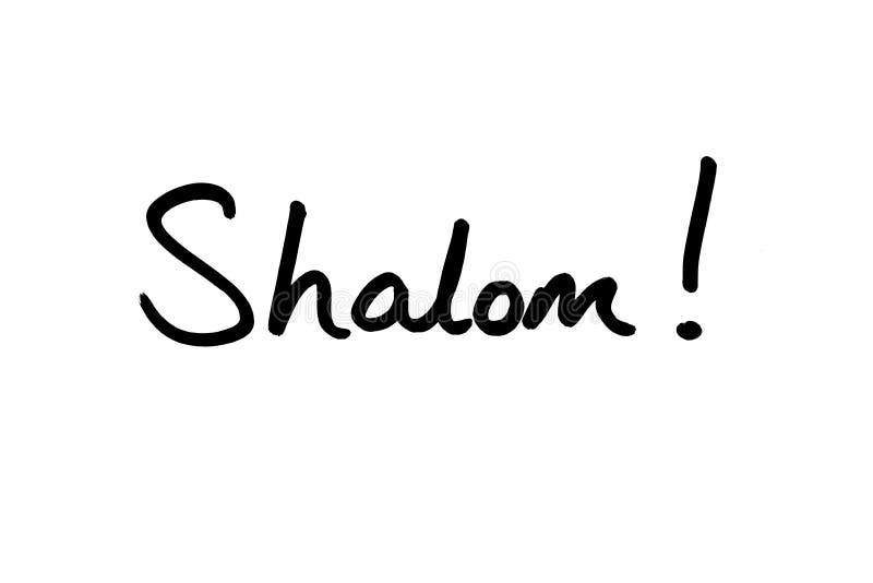 Shalom!!