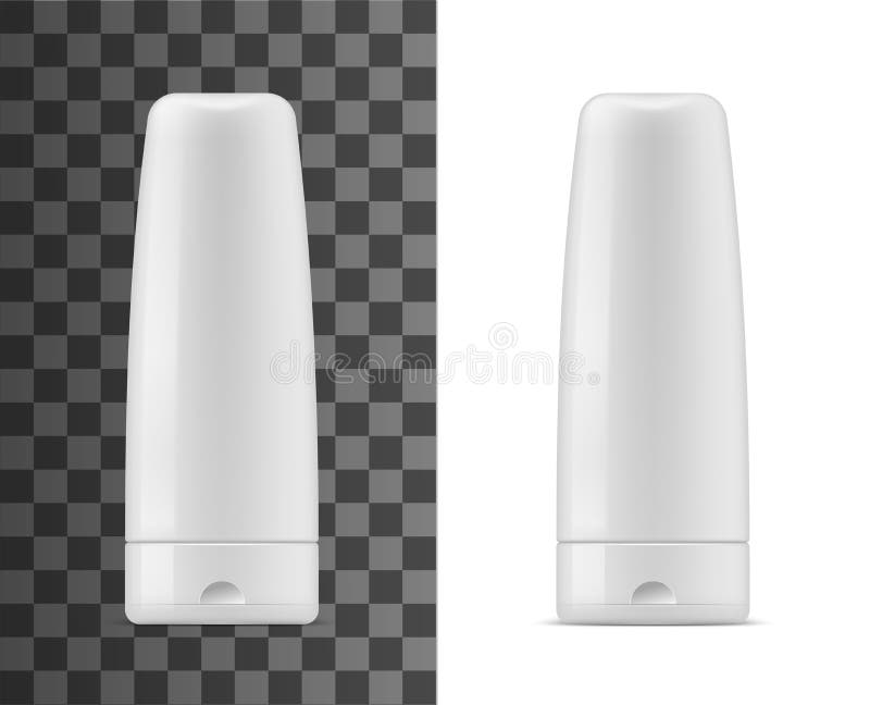 Download Shampoo Or Balm Bottles Isolated Vector Mockup Stock ...