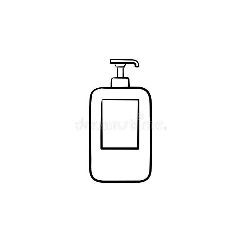 Isolated sketch of a pet shampoo bottle icon Vector Stock Vector Image &  Art - Alamy