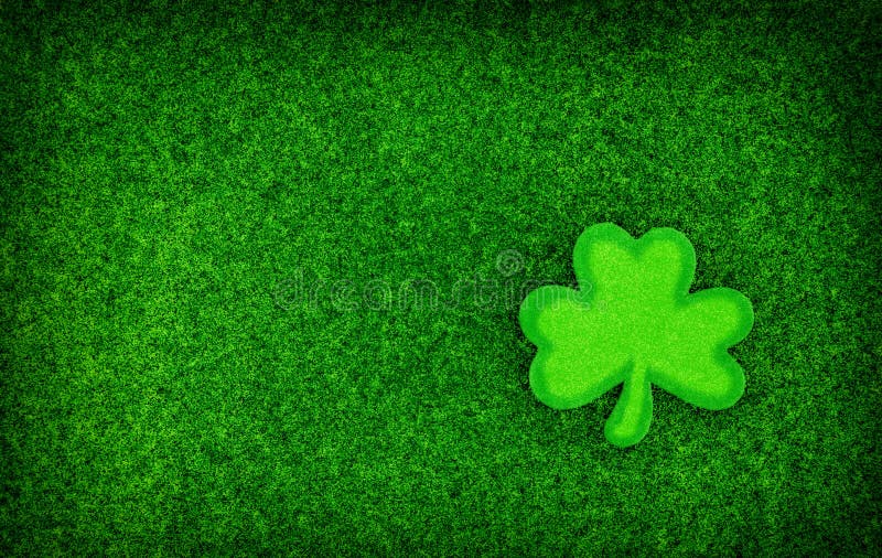 Green glitter shamrock. stock photo. Image of saint, patricks 2426194
