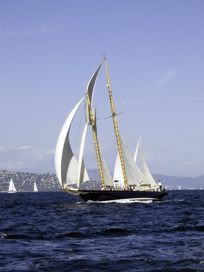 Shamrock V stock photo. Image of classic, sailboat, motor 1358384