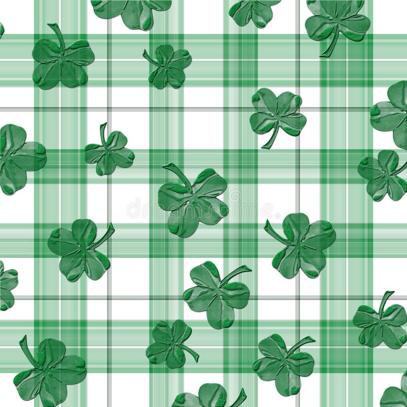 shamrock шотландки листьев клевера 4 бесплатная иллюстрация shamrock шотландки листьев клевера 4 бесплатная иллюстрация