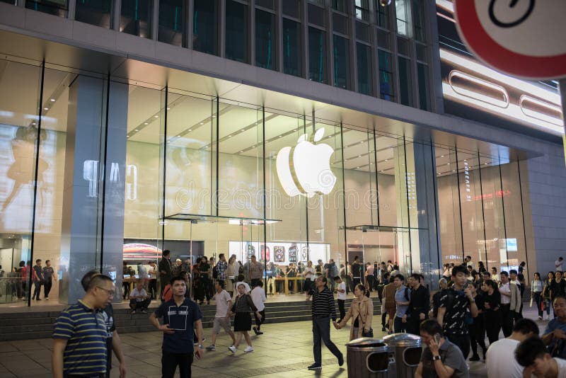An Apple Inc Store In Shanghai China Editorial Stock Image Image an-apple-inc-store-in-shanghai-china-editorial-stock-image-image