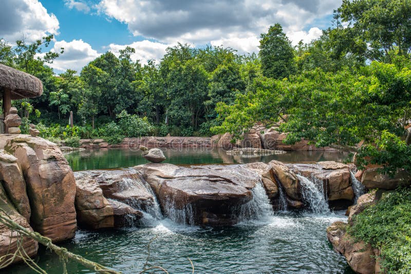 Disneyland de Xangai, na China imagens de stock royalty free