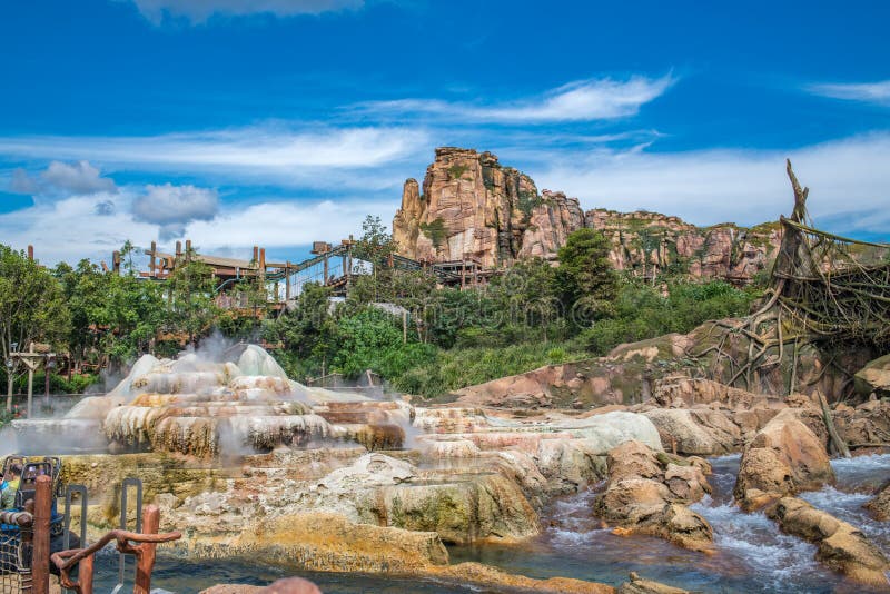 Disneyland de Xangai, na China foto de stock royalty free