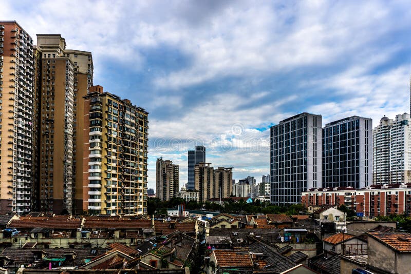 Shanghai Highrise Apartment Building 15 Stock Image Image of