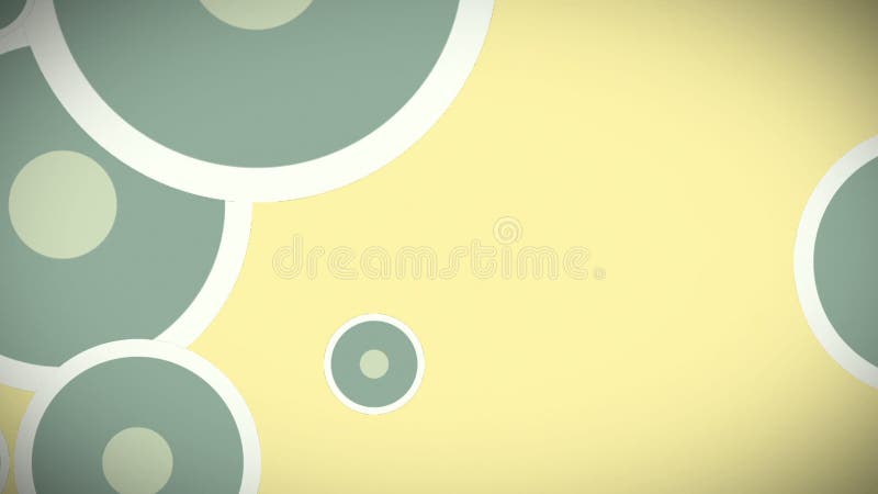 Shape Animation. Circles. stock illustration