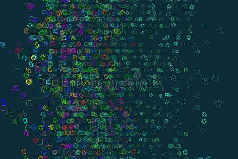 Shape of mixed, abstract background pattern. Triangle, color, art & template. royalty free illustration