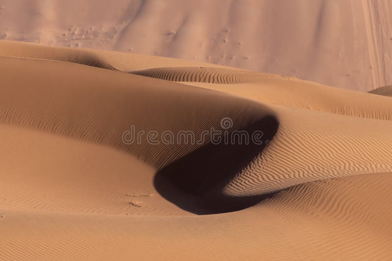 Sand dunes in lut desert