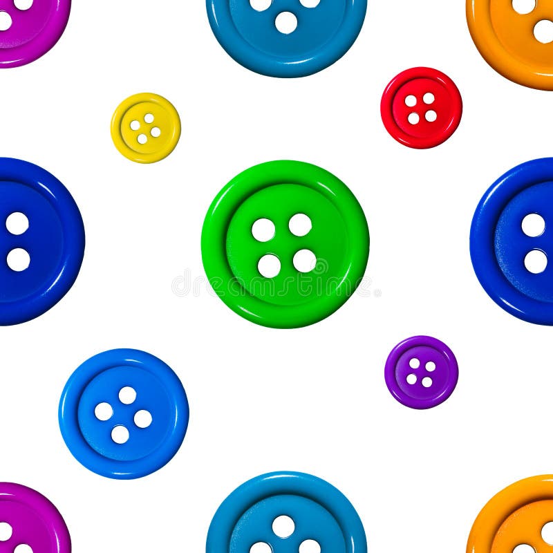 Shapes Sewing Button Four Holes Mix Stock Image Image of detail