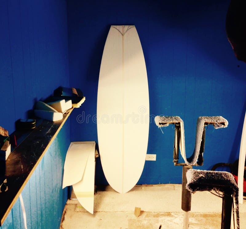 Surfboard shaping stock image. Image of board, action 19492999