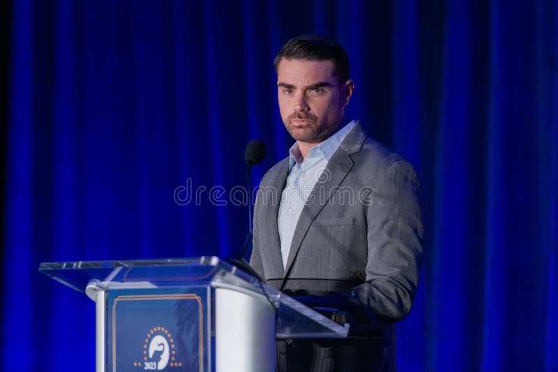 Ben Shapiro speaking at GOP Florida Statesman&#x27;s dinner. Ben Shapiro speaking at GOP Florida Statesman&#x27;s dinner