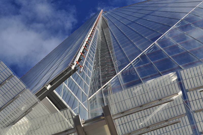 The Shard, London, Britain. Vertical perspective.