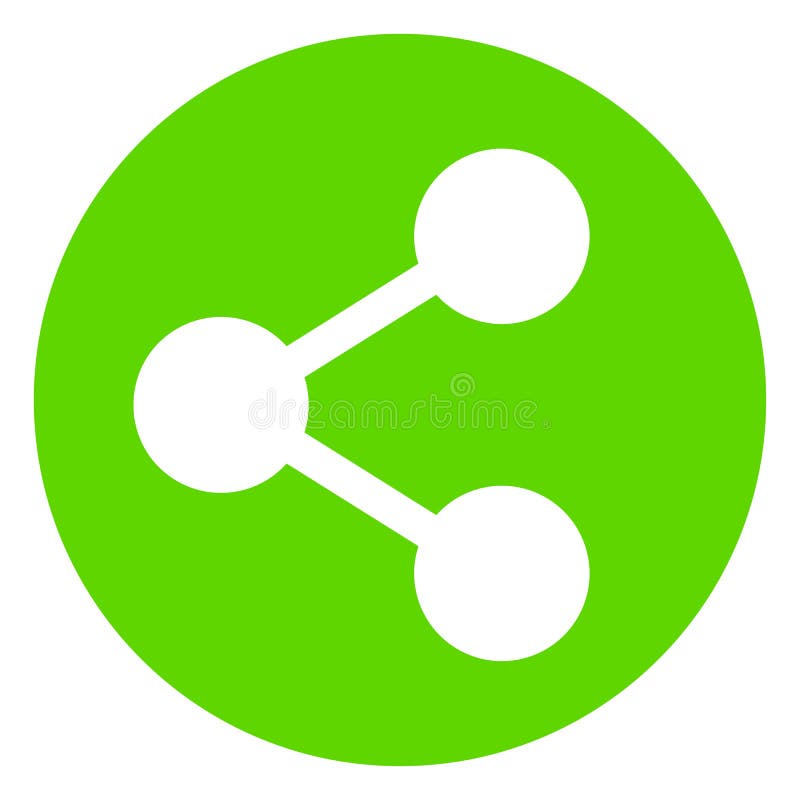Share social media icon royalty free illustration