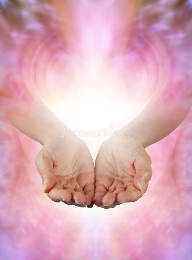Sharing Beautiful Abundant Healing Energy with You stock photos Sharing Beautiful Abundant Healing Energy with You stock photos