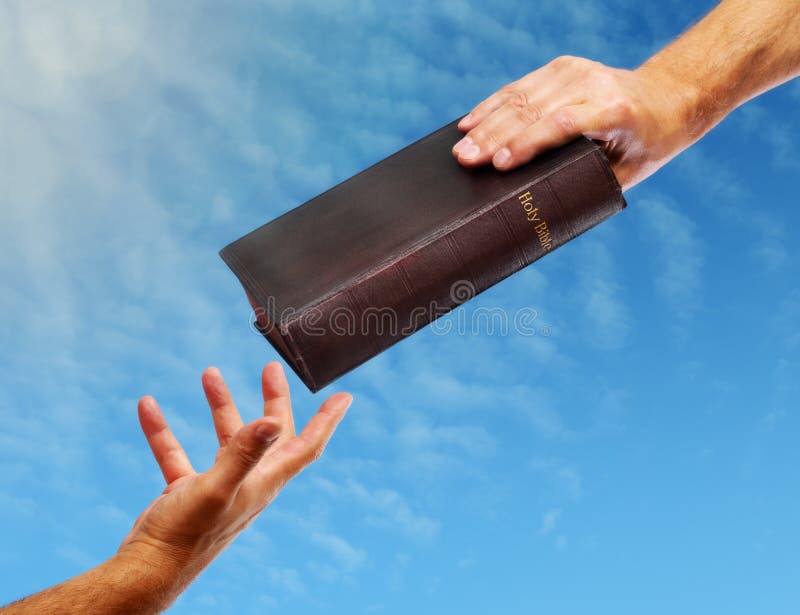 Sharing The Bible stock photo. Image of blue, faith, blessing 33697354