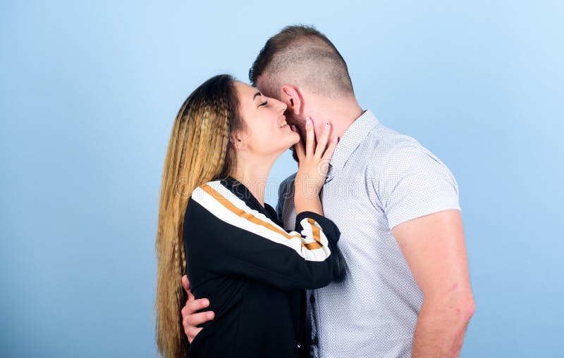 Sharing secrets. Couple goals concept. Man and woman beige background. Family love. Couple flirting. Trust and support stock photo Sharing secrets. Couple goals concept. Man and woman beige background. Family love. Couple flirting. Trust and support stock photo
