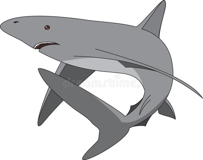 Cute Shark stock vector. Illustration of clipart, character - 31974205