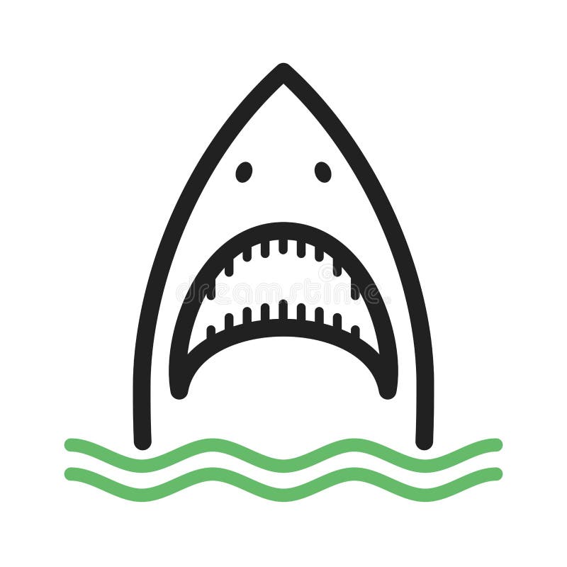 Download Shark Face stock vector. Illustration of animal, wildlife ...