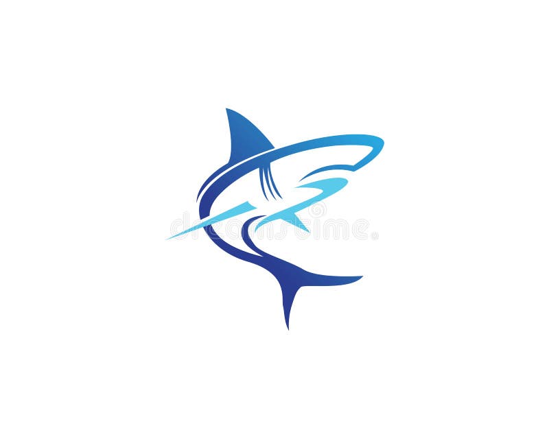 Shark fish animals logo and symbols vector stock illustration Shark fish animals logo and symbols vector stock illustration