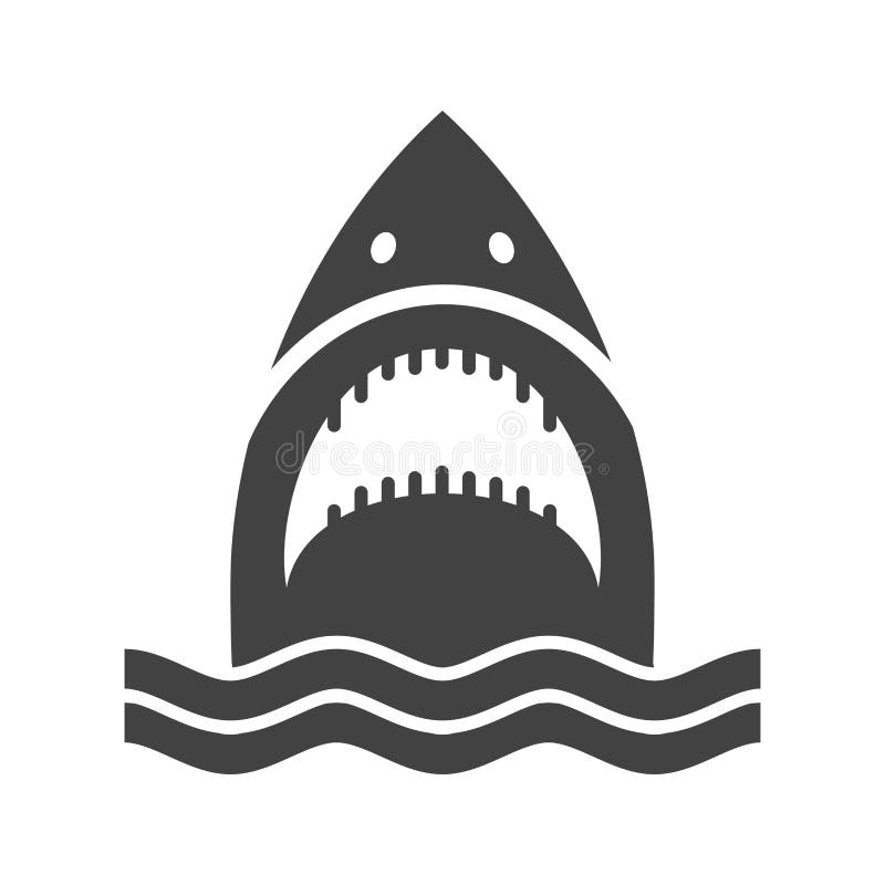 Download Shark Face stock vector. Illustration of icon, dangerous ...