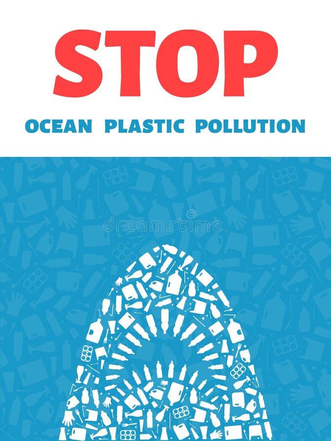 Stop ocean plastic pollution. Turtle composed of white plastic waste bag,  bottle. Ecological campaign. 2792599 Vector Art at Vecteezy