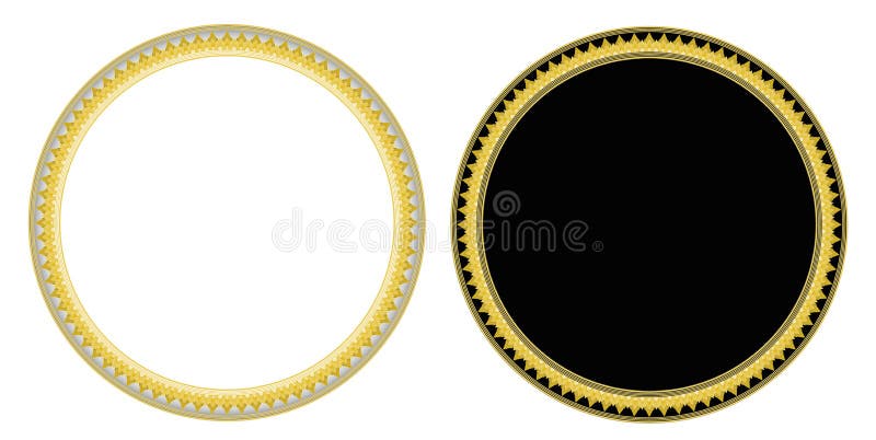 Download Shark teeth circle frame stock vector. Illustration of ...