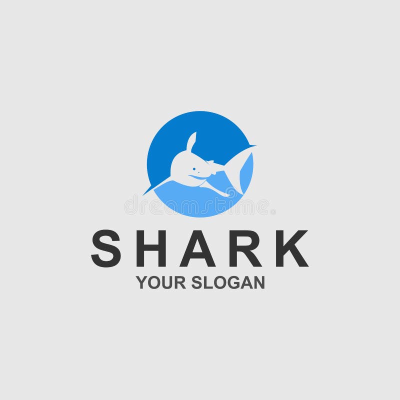 shark徽标模板 皇族释放例证 shark徽标模板 皇族释放例证