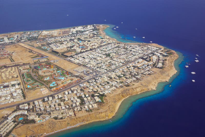 Sharm el sheikh from above