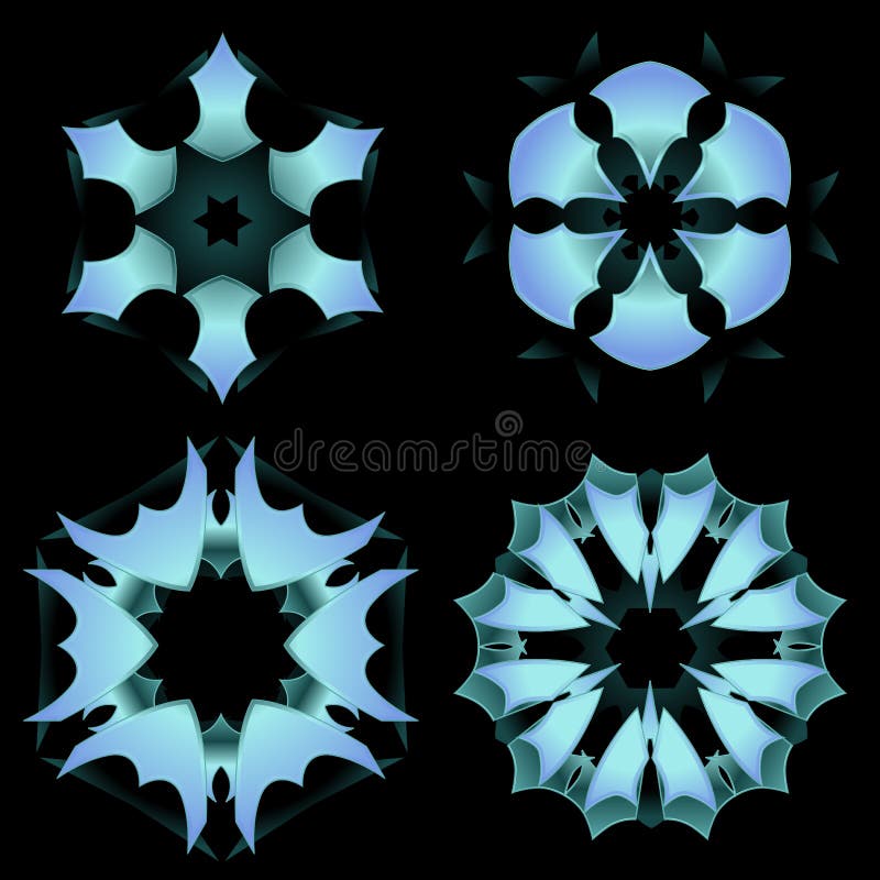 Sharp goth snow designs