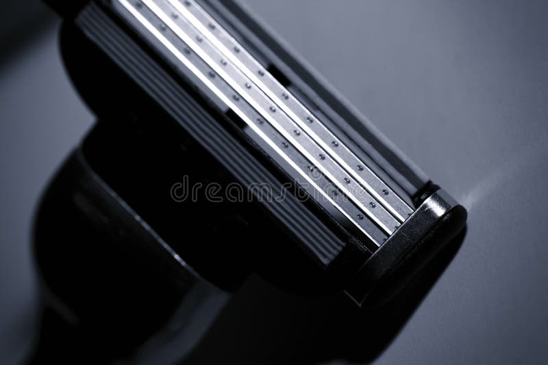 Sharp Metal Razor Blade Shaving Machine Stock Photo Image of barber