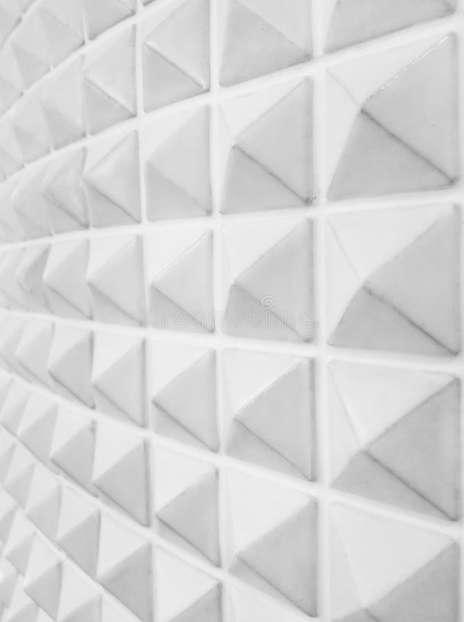 Sharp pyramidal elements geometric. Close up stock image