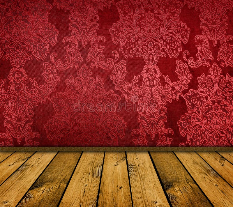 Sharp red vintage interior