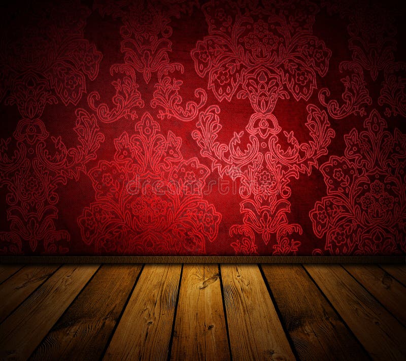 Sharp red vintage interior