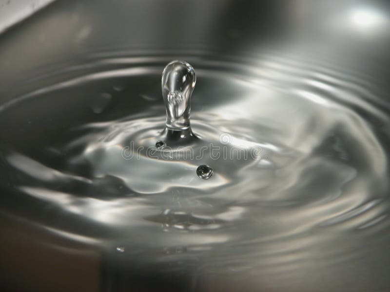 Sharp water drop