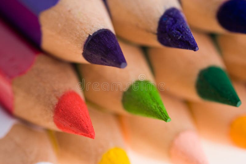 Sharpened Colored Pencils