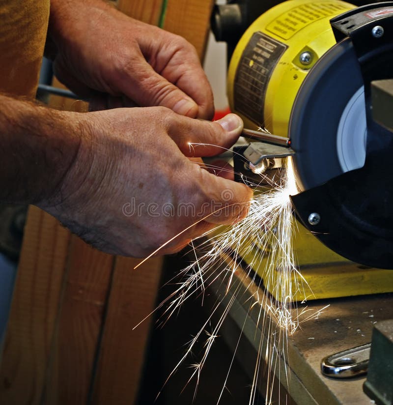 Sharpening stock photo. Image of artisan, metalworking 30924614
