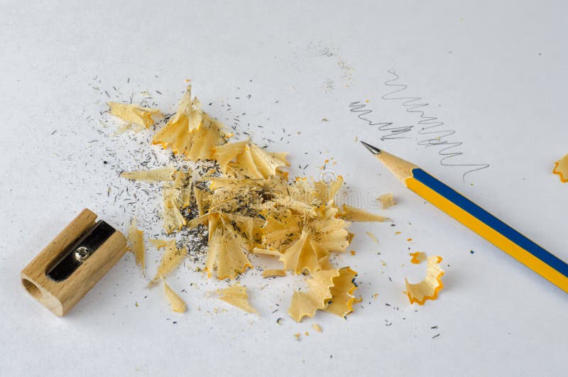 Sharpening of a Pencil for Drawing Stock Image Image of object, draw