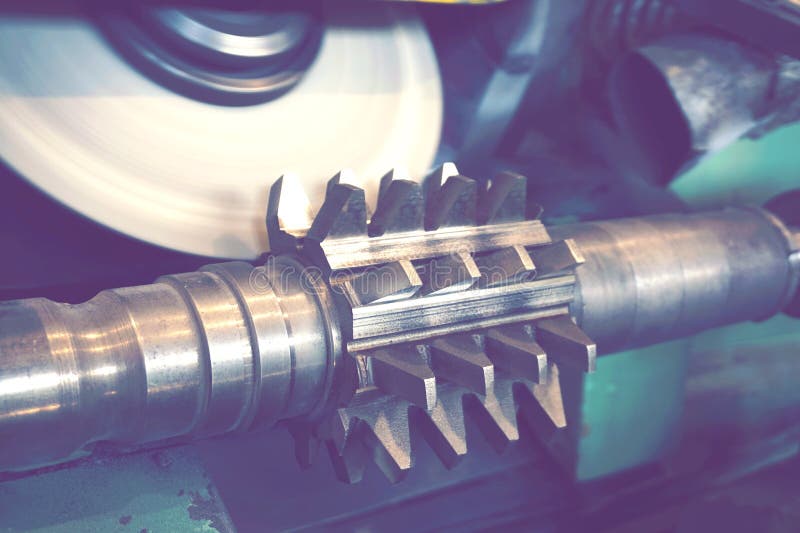 Grinding worm gear stock image. Image of precision, parts 42189703