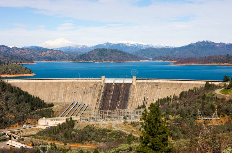Shasta Dam royalty free stock photos