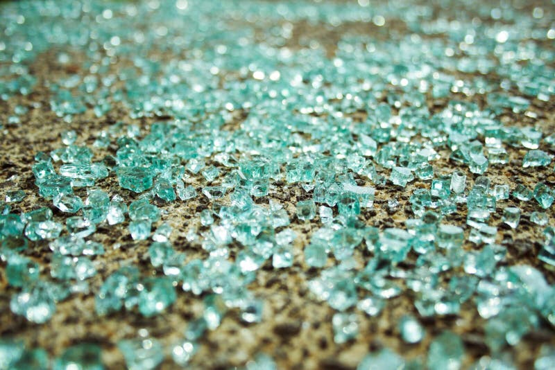 Shattered Glass stock photo
