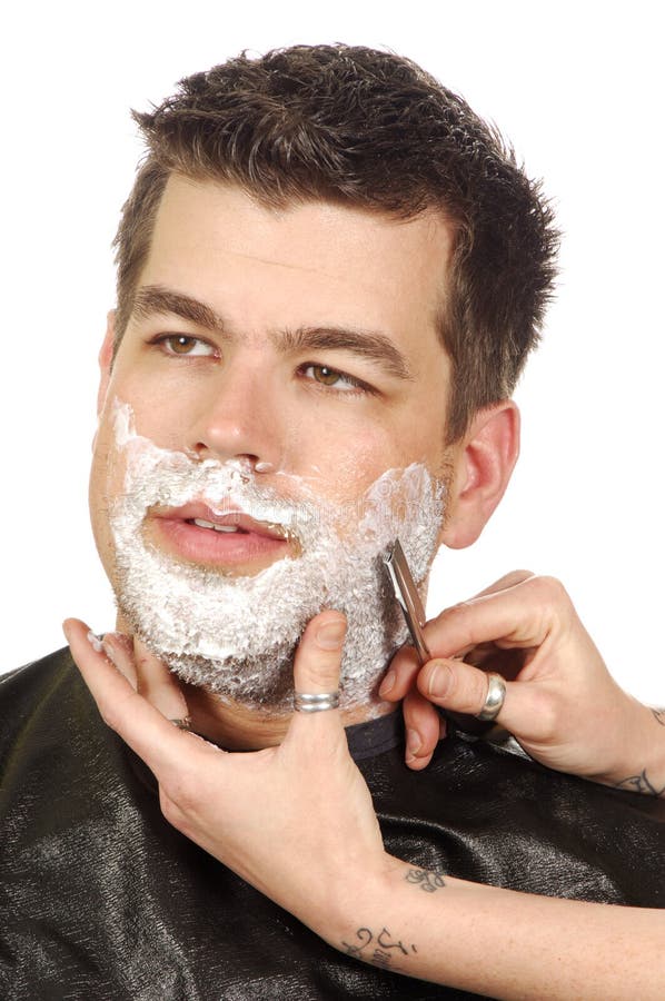 Shave at Salon stock image. Image of herbal, shaving, aromatherapy