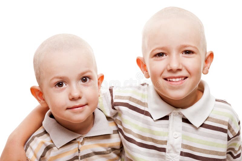 Shaved Heads Children Smiling Stock Photo Image of happiness, looking 22071418
