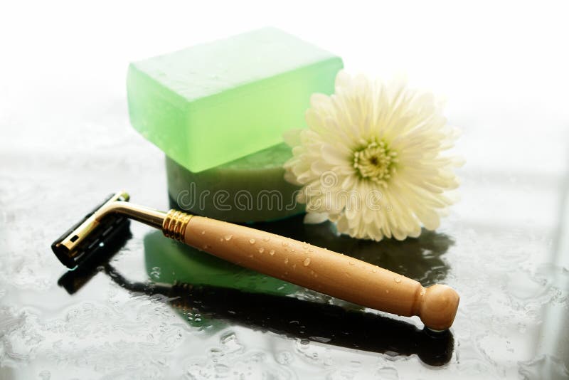 Shaving essentials stock photo. Image of freshness, beauty 17794962