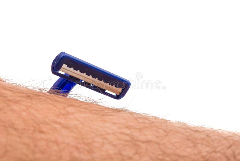 Shaving razor isolated