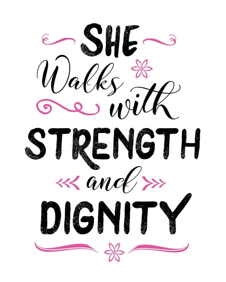 Free She Walks With Strength And Dignity Stock Image - 85284831