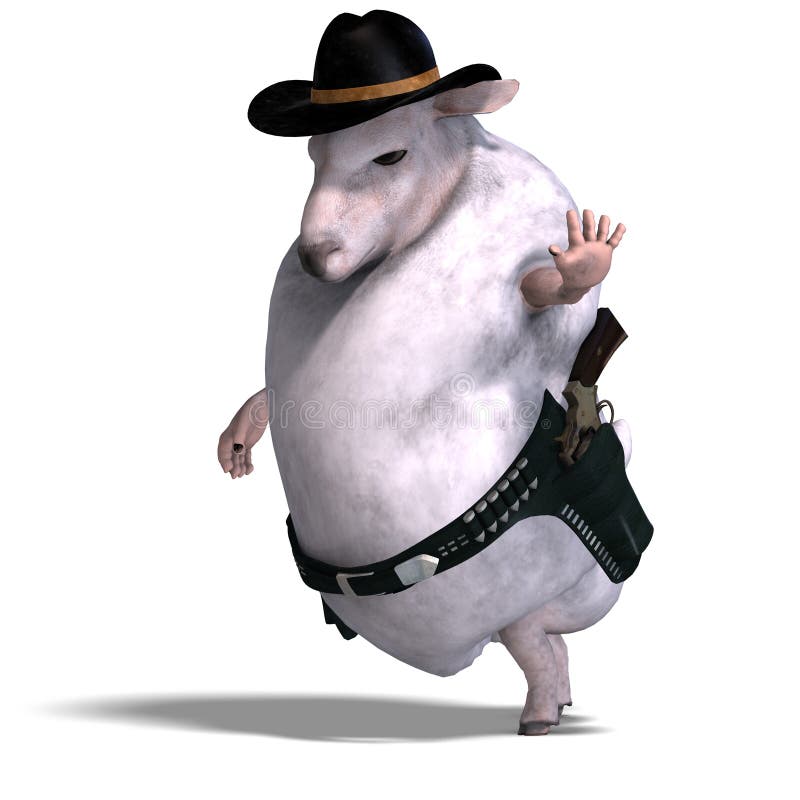 Sheep of the wild west