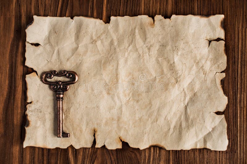 Sheet of ancient parchment stock image Sheet of ancient parchment stock image